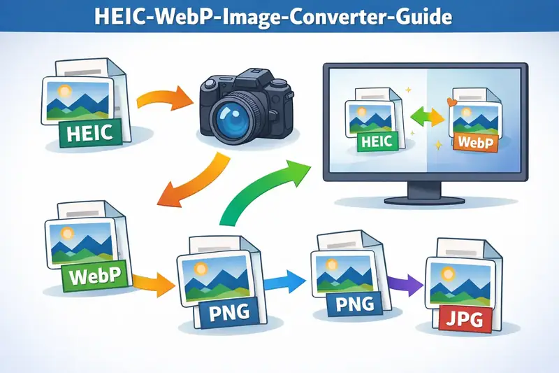 Image Format Converter: HEIC, WebP, AVIF, PNG & JPG - All in Your Browser